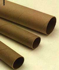 Kraft Mailing Tubes  4" ID x  12", 18", 24", 26", 30", 36", 42" or 48" L  - Pack of 15