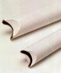 Kraft Pinched End Mailing Tubes  1-1/2" ID x 12"  - Pack of 70